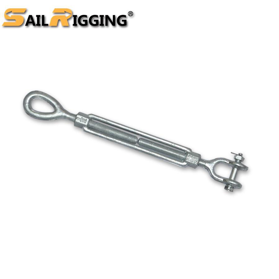 China High Strength Galvanized Carbon Steel Drop Forged US Type Wire Rope Turnbu