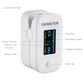 professional fingertip oximeter blood oxygen medical oled oximeter 3