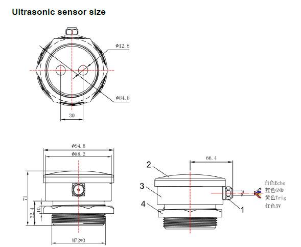 5VDC Ultrasonic Fuel Liquid Level Controller 2