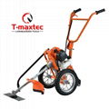 TM Best Selling Hand Push 52cc Brush Cutter with Wheels