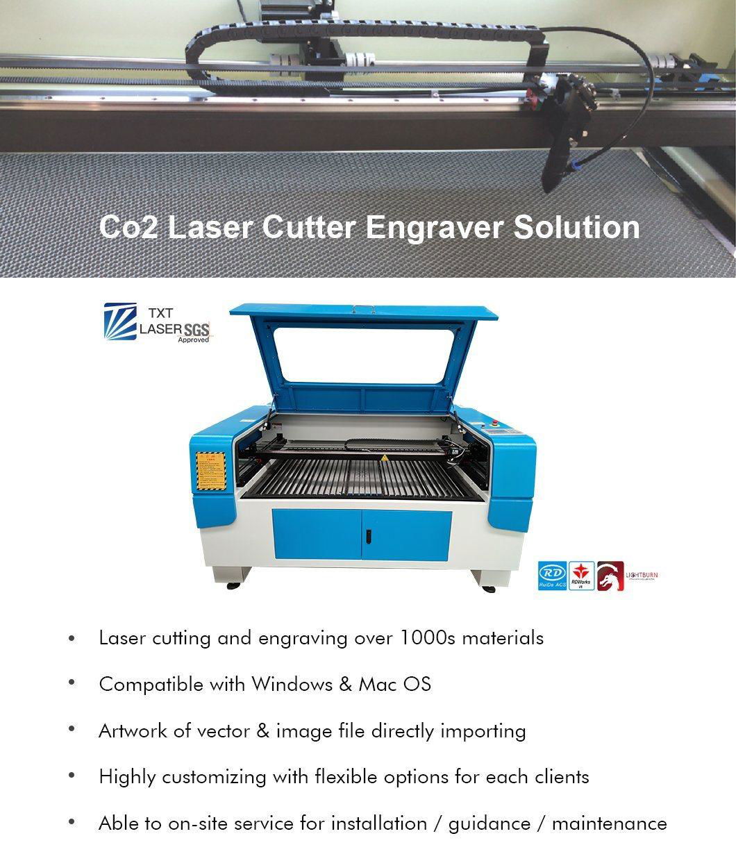 CO2 laser cutting engraving machine for wood acrylic fabric textile leather 2