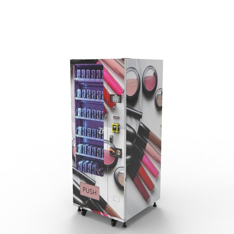Self-service Customized Sticker Intelligence False Hair Vending Machine With Ped 2