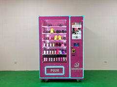 Self Service Glitter Cabinet Cosmetic Vending Machine For Eyelashes and False Ha