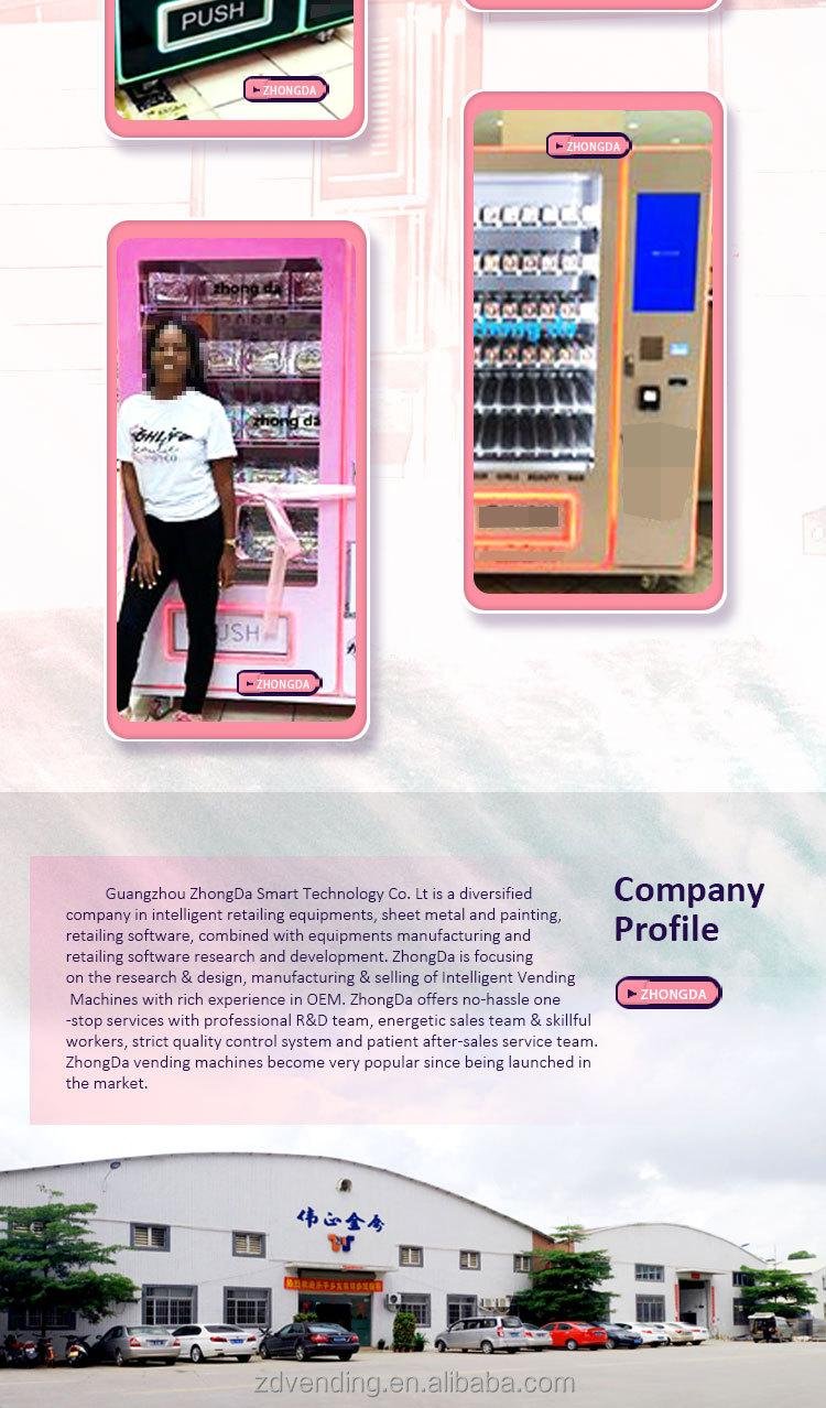 Self Service Glitter Cabinet Cosmetic Vending Machine For Eyelashes and False Ha 3