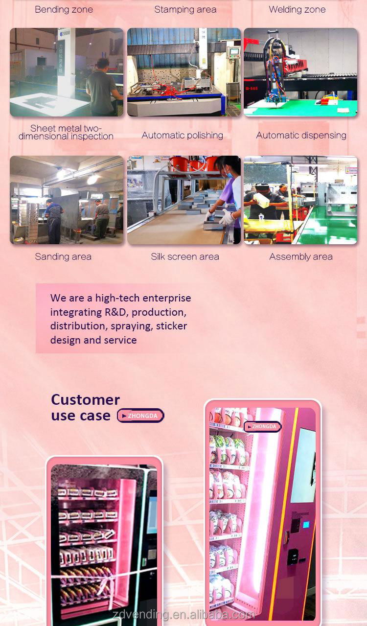 Self Service Glitter Cabinet Cosmetic Vending Machine For Eyelashes and False Ha 4