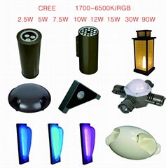  Customize Courtyard IP67 Waterproof Garden Decorate Outdoor LED Wall Light