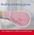 Pink Cotton Anti-Drawing Anti-Scratch Restraint Gloves For The Elderly And Patie 4
