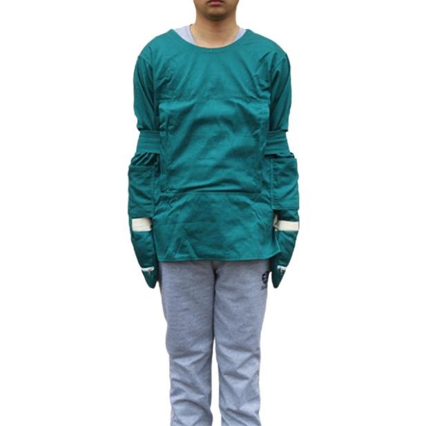 High Quality Patient Restraint Clothes Cotton Anti-Scratch Restless Green Safety 4