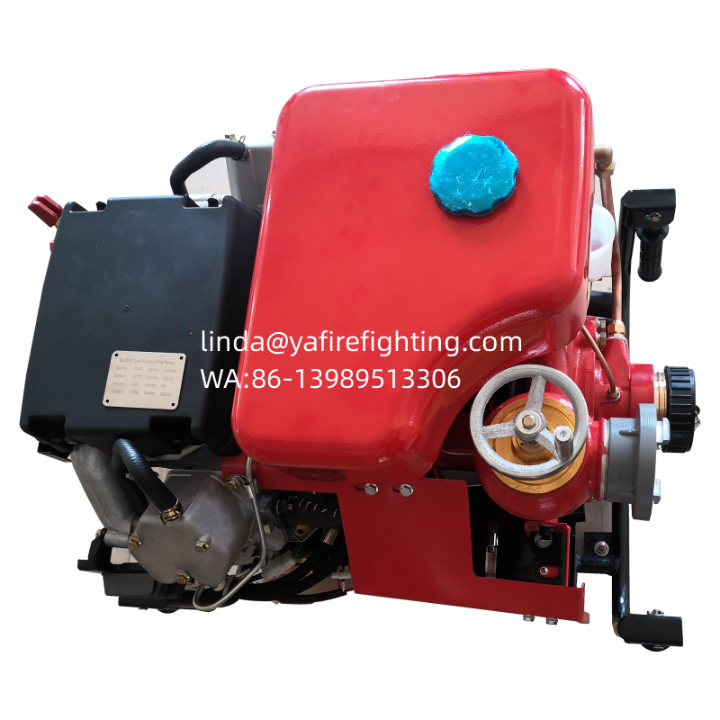 25HP China portable fire pump vehicle mounted fire pump  with diesel engine 2