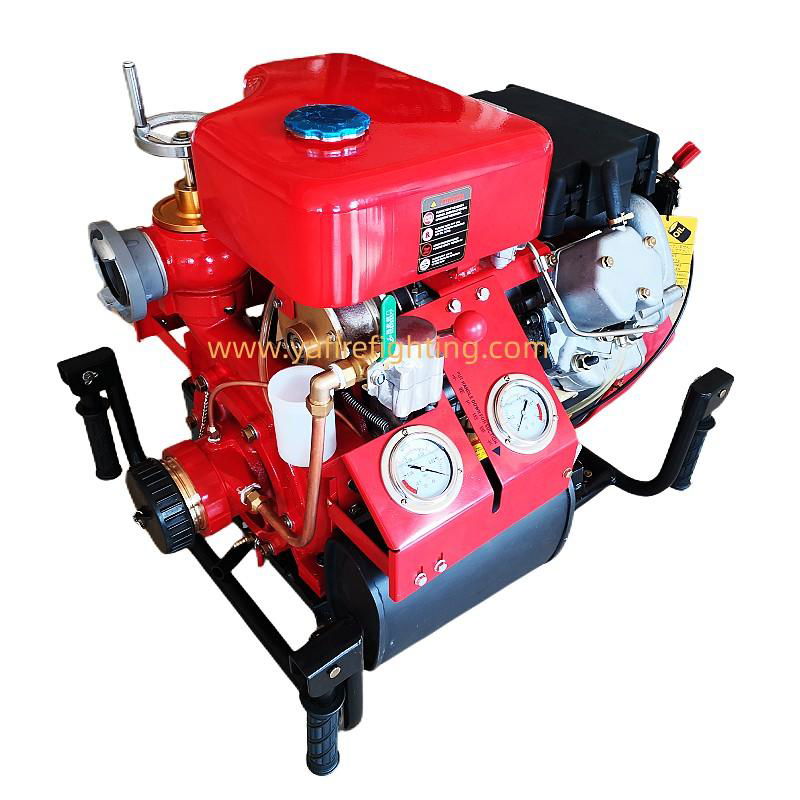 25HP China portable fire pump vehicle mounted fire pump  with diesel engine 4