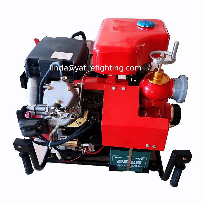 25HP China portable fire pump vehicle mounted fire pump  with diesel engine 5