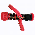 multi-purpose GPM or LPM labeled fire fighting nozzle gun branch pipe 