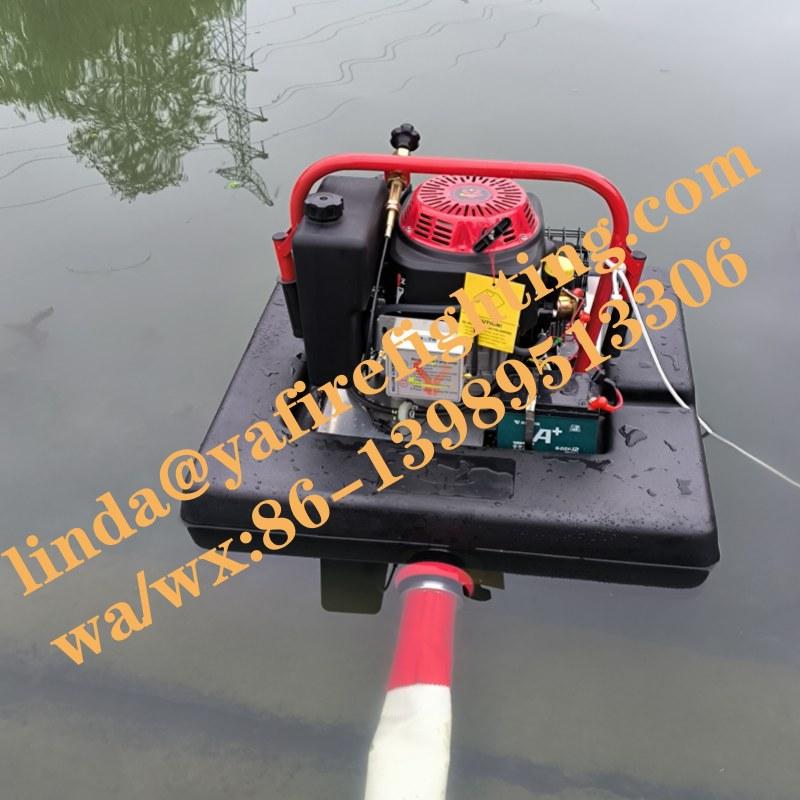 15HP China Remote floating pump pompa terapung with Loncin engine 4