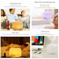 Ultrasonic White 7LED light Air humidifier essential oil Aroma Diffuser 5