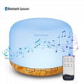 Ultrasonic White 7 light Bluetooth speacker Air humidifier Aroma Diffuser 2