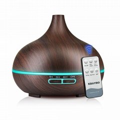 550ml Aromatherapy woodgrain Air humidifier essential oil Aroma Diffuser