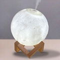 Ultrasonic mist Round 3D Moon Lamp Night