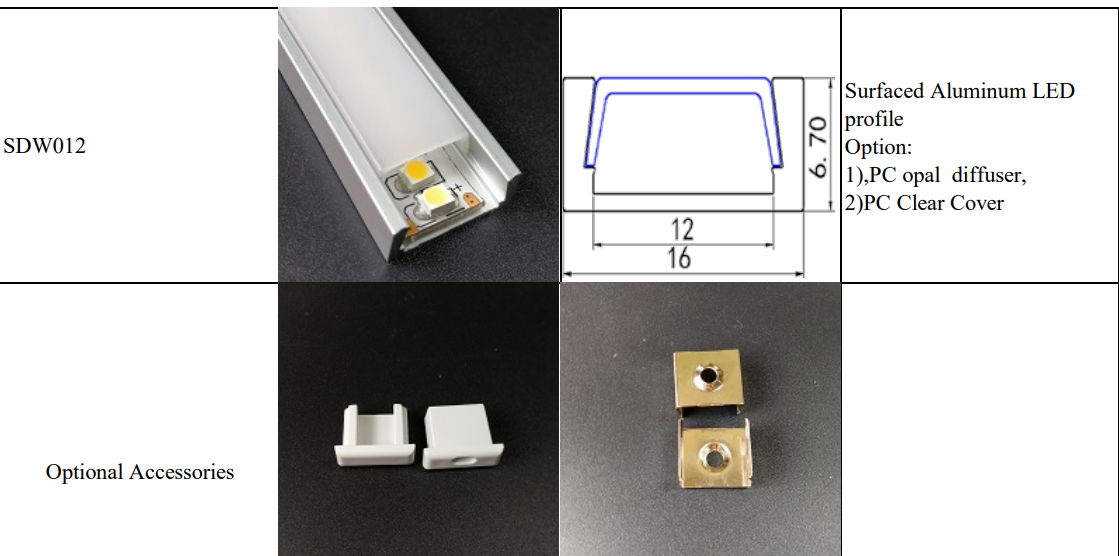 led aluminum profile, led aluminum extrusion, perfil de aluminio led for strip 4