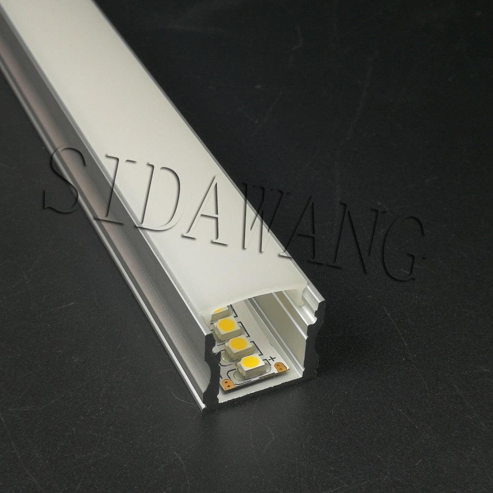 led aluminum profile channel with diffuser perfil de aluminio led for strip