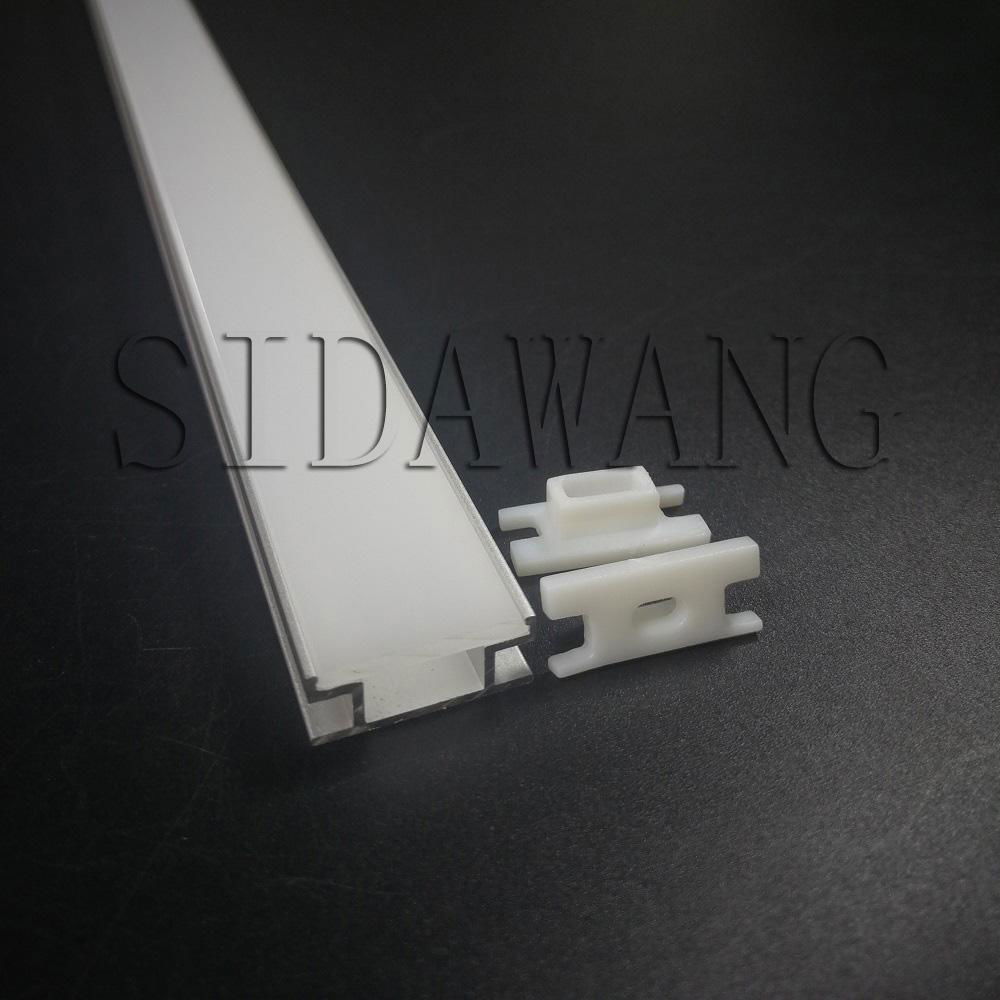 Flat floor led aluminum profile channel perfil de aluminio led for strip 2