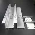 Recessed surface led aluminum profile