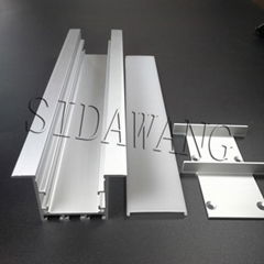 Recessed surface led aluminum profile channel perfil de aluminio led for strip