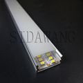 10mm deep surfaced led aluminum profile channel perfil de aluminio led for strip