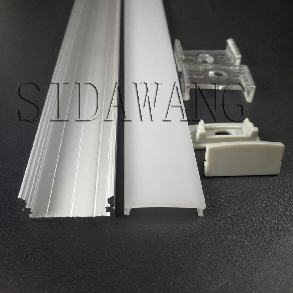 10mm deep surfaced led aluminum profile channel perfil de aluminio led for strip 3