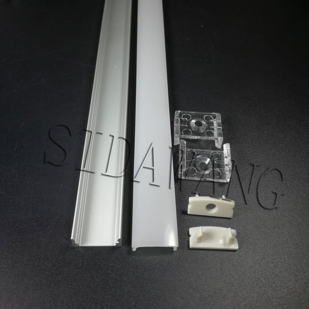 10mm deep recessed led aluminum profile channel perfil de aluminio led for strip 4