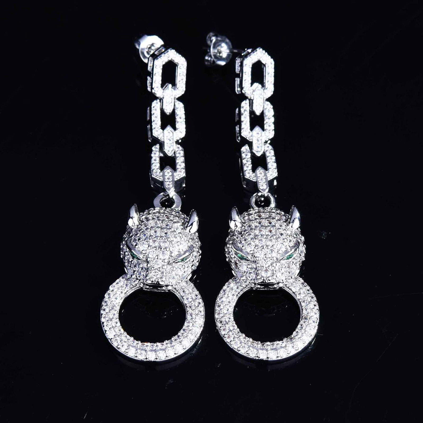 925 sterling silver jewelry set trendy zirconia party jewelry set 3