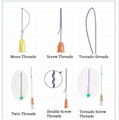 PDO Thread Tornado Screw Lifting Threads -Sharp Needle pdo thread on nose  2