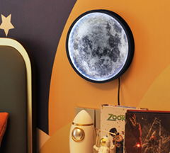 LED Magic moon mirror