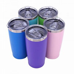 double wall stainless steel vacuum tumbler wine mug beer mug coffee mug