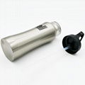 single wall stainless steel sport water bottle drinking bottle 4