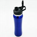 single wall stainless steel sport water bottle drinking bottle 5