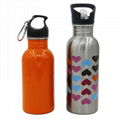 single wall stainless steel sport water bottle drinking bottle 1