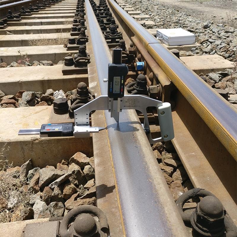 Digital rail wear vertical and lateral measuring gauge Railhead Wear and Side Cu 3