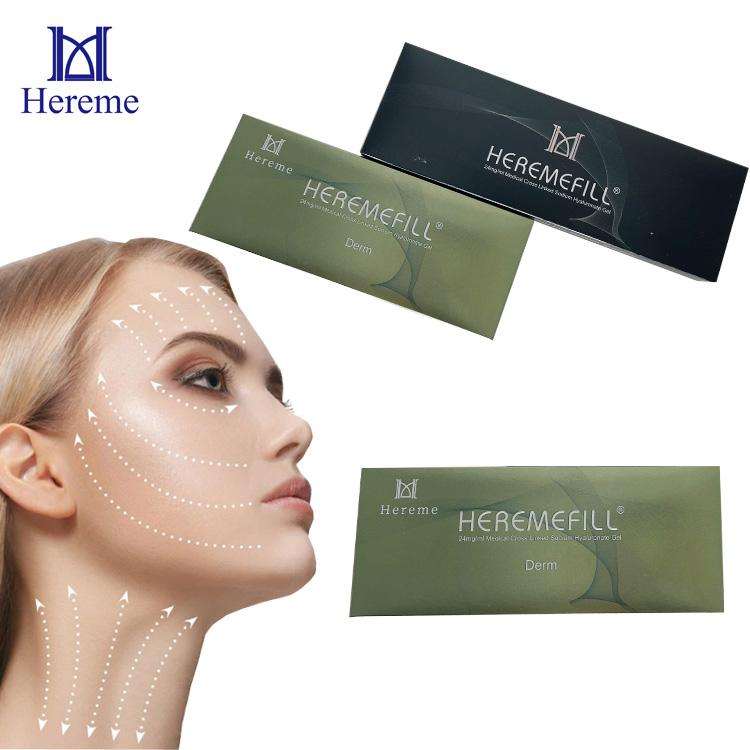 High quality cross linked fine line derm deep ultra deep ha dermal filler 3