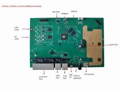 DR6018C V01,Support OpenWRT, IPQ6010 802.11ax 2x2 2.4G&5G 2.5Gbps Ethernet Port 