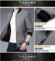 2021 autumn and winter thick woolen jacket jacket plus cotton baseball collar me