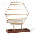 EARRING HOLDER STAND EARRING ORGANIZER 6-TIER EARRING STAND HEXAGONAL JEWELRY ST 4