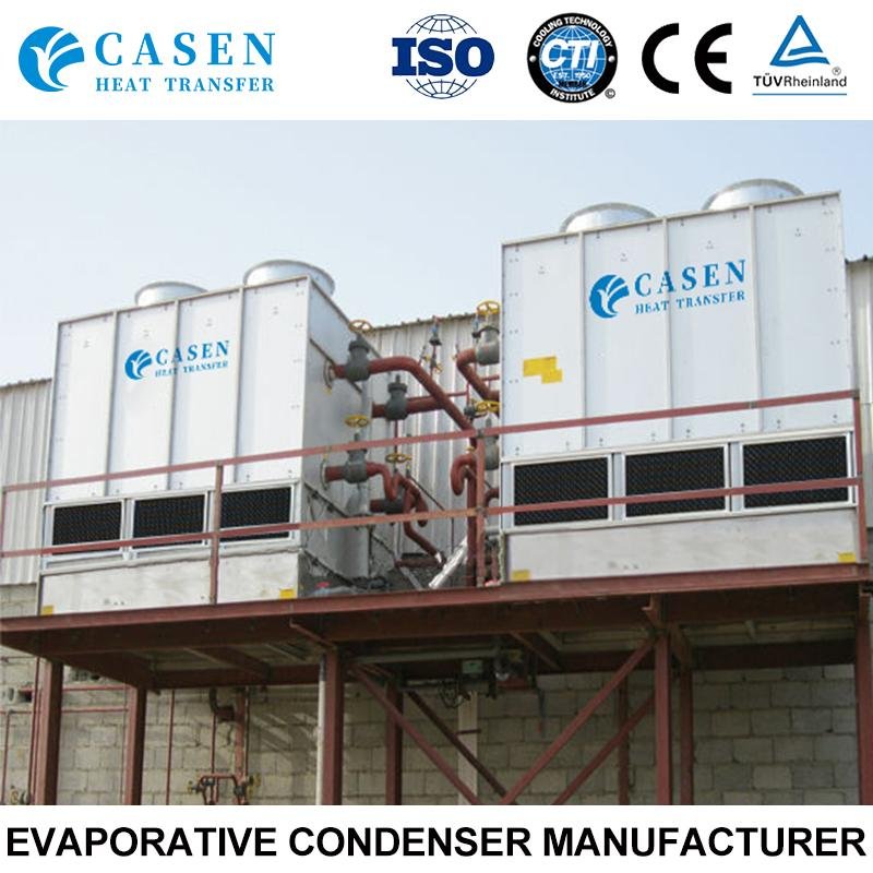 Evaporative Condenser for Ice Plant Compressor Low Profile 2