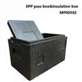 Bio Degradable Black EPP Flip Expanded Polypropylene Foam Cooler Insulation Box 1