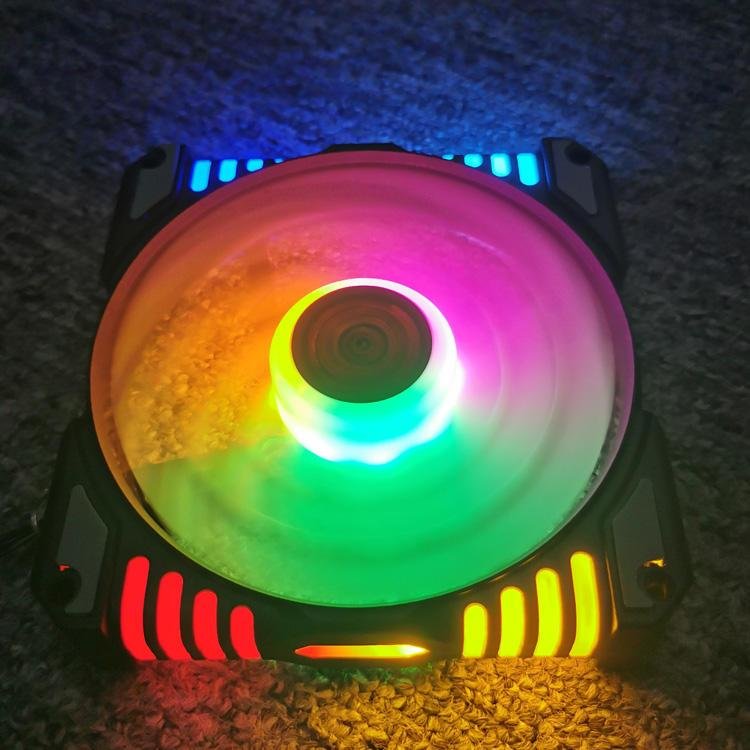 Lighting Cooling Fan for Desktop Computer Gaming Case Colorful Fans for PC Case