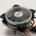 CPU Cooler RGB LED Colorful Air Heatsink New 4 Pipes Universal PC Processor Cool 2