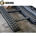 QDRT-01T 1 Ton Rubber Track Undercarriage Chassis 1220mm x 309mm x 180mm 3