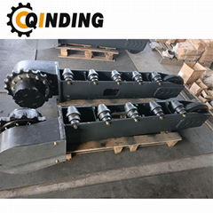 QDRT-03T 3 Ton Rubber Track Undercarriage Chassis 1958mm x 287mm x 250mm