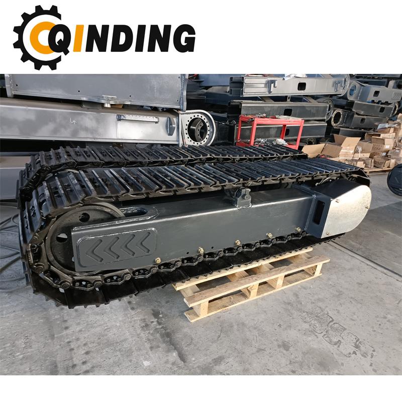 QDRT-03T 3 Ton Rubber Track Undercarriage Chassis 1958mm x 287mm x 250mm 5