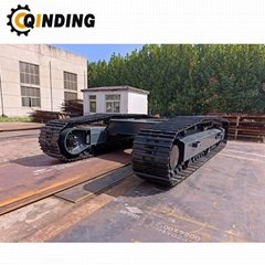 QDST-06T 6 Ton Steel Track Undercarriage Chassis 2363mm x 535mm x 300mm