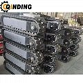 QDST-10T 10 Ton Steel Track Undercarriage Chassis 2876mm x 669mm x 400mm 2
